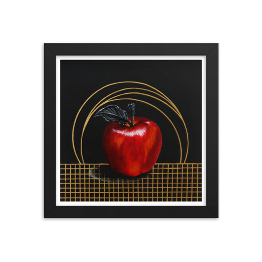 Eat a divine apple- Framed Print