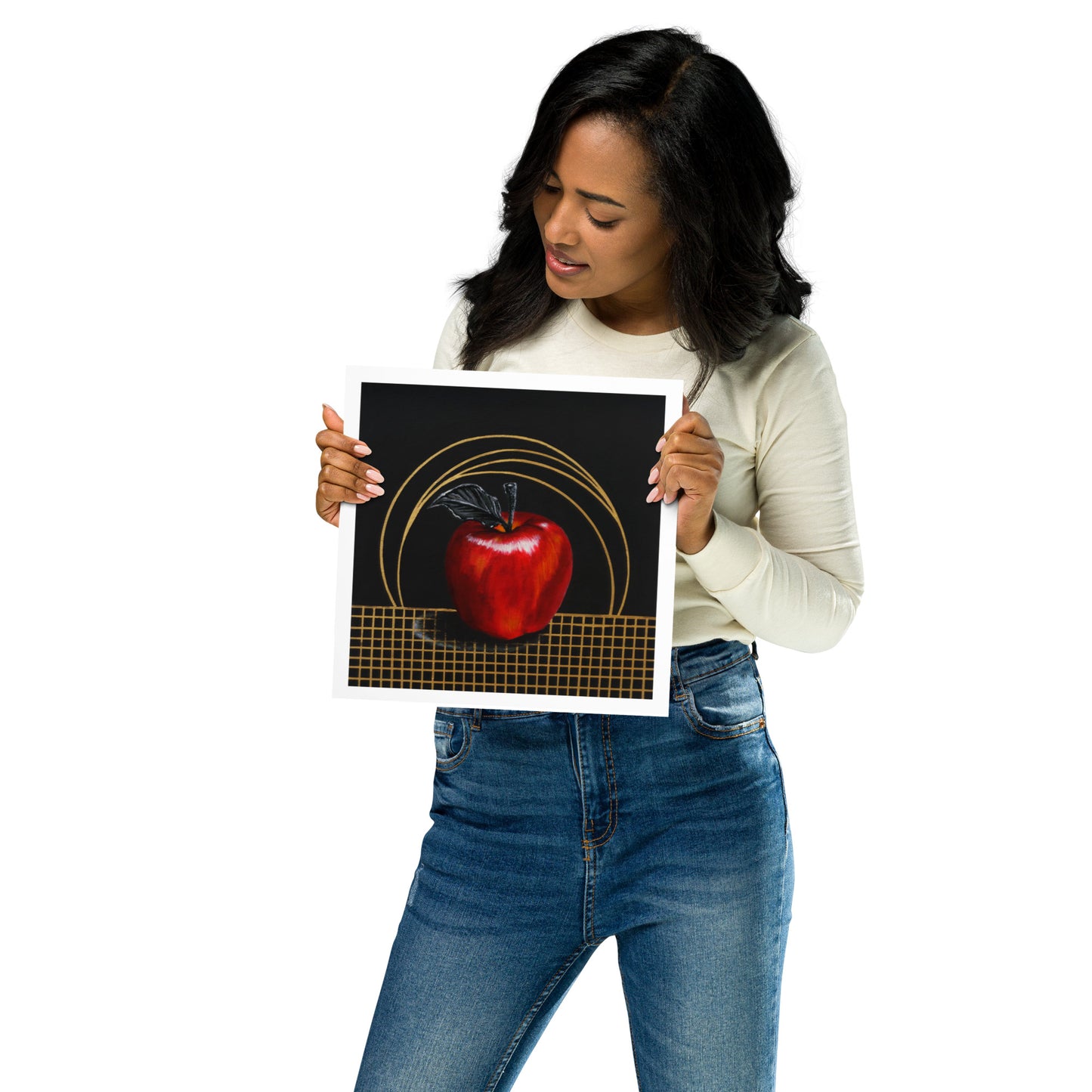 Eat a divine apple - Print