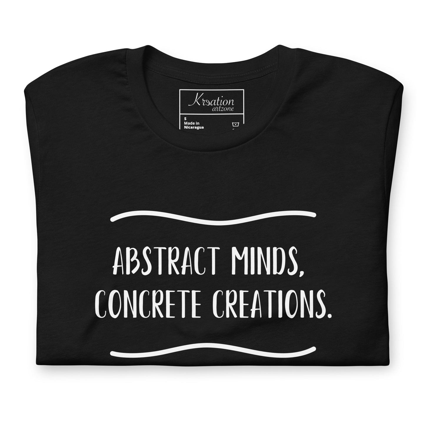 “Mente abstracta, ideas concretas”. - Camiseta unisex
